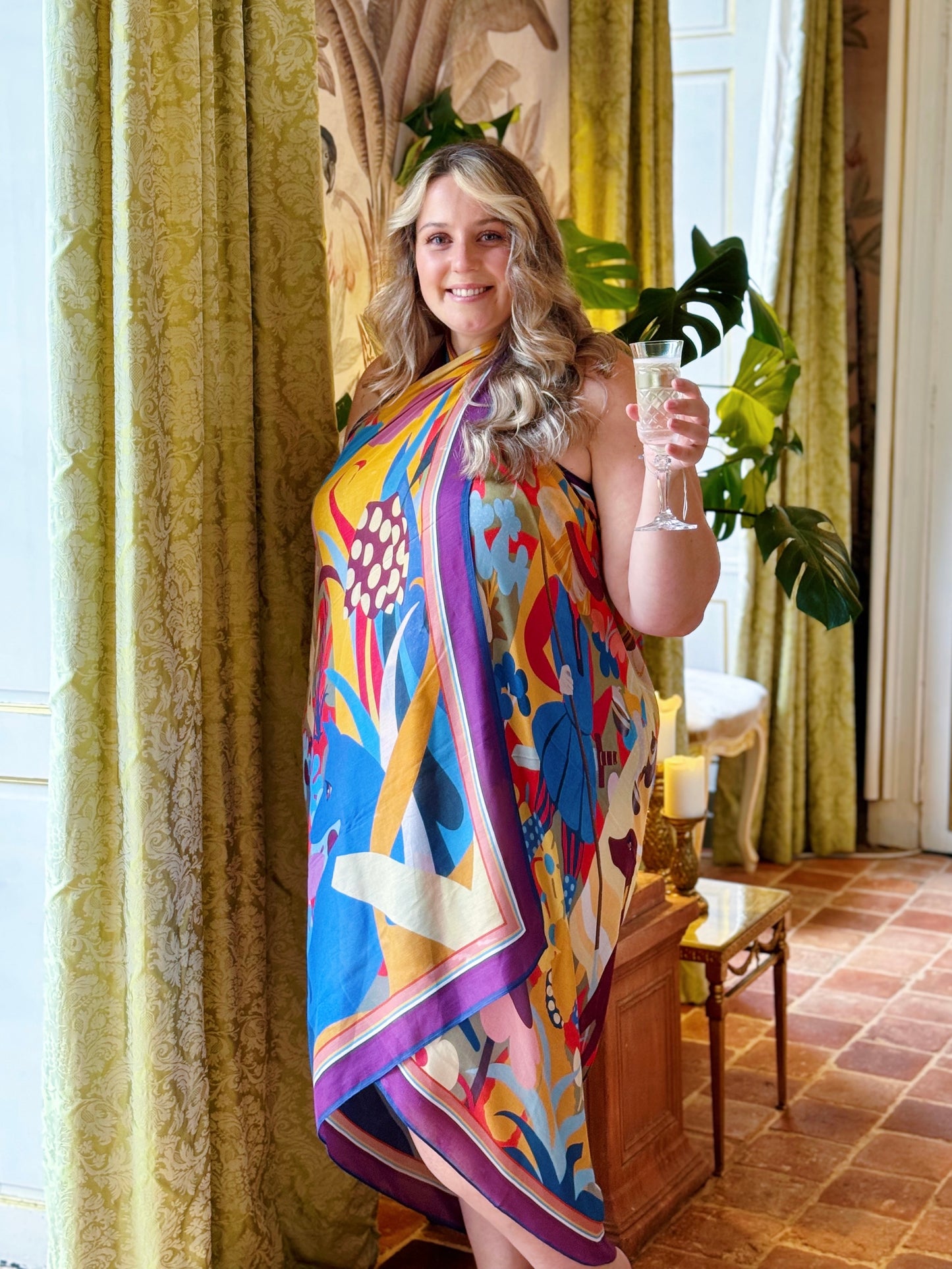 TEA PARTY Modal Scarf