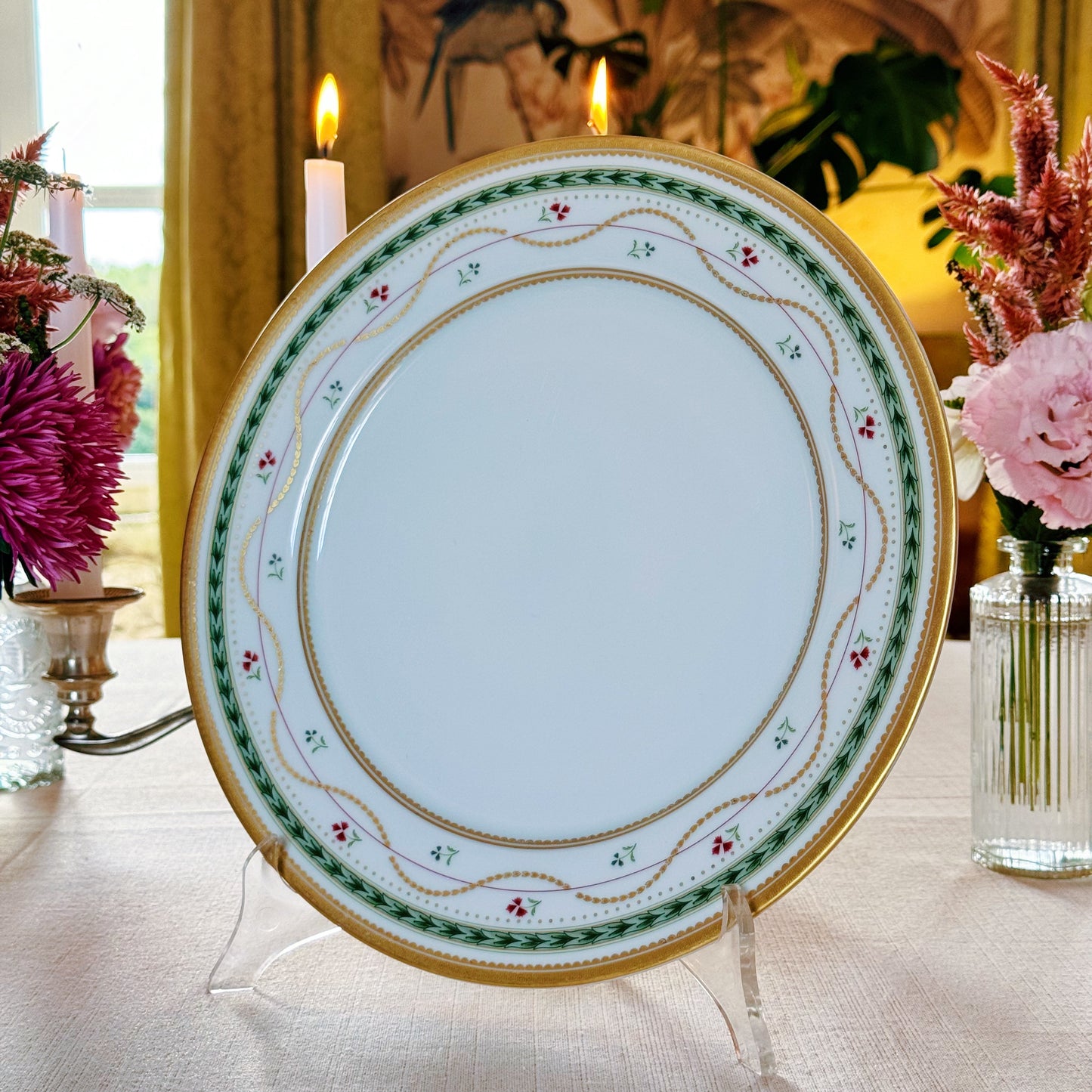 Fabergé "Luxembourg" Dinner Plate Green