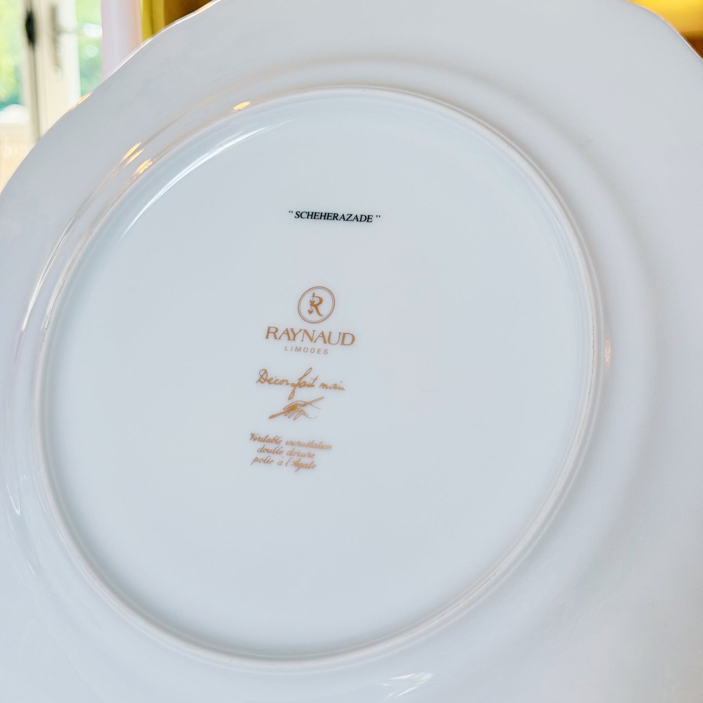 One Raynaud “Scheherazade” Large Dinner Plate