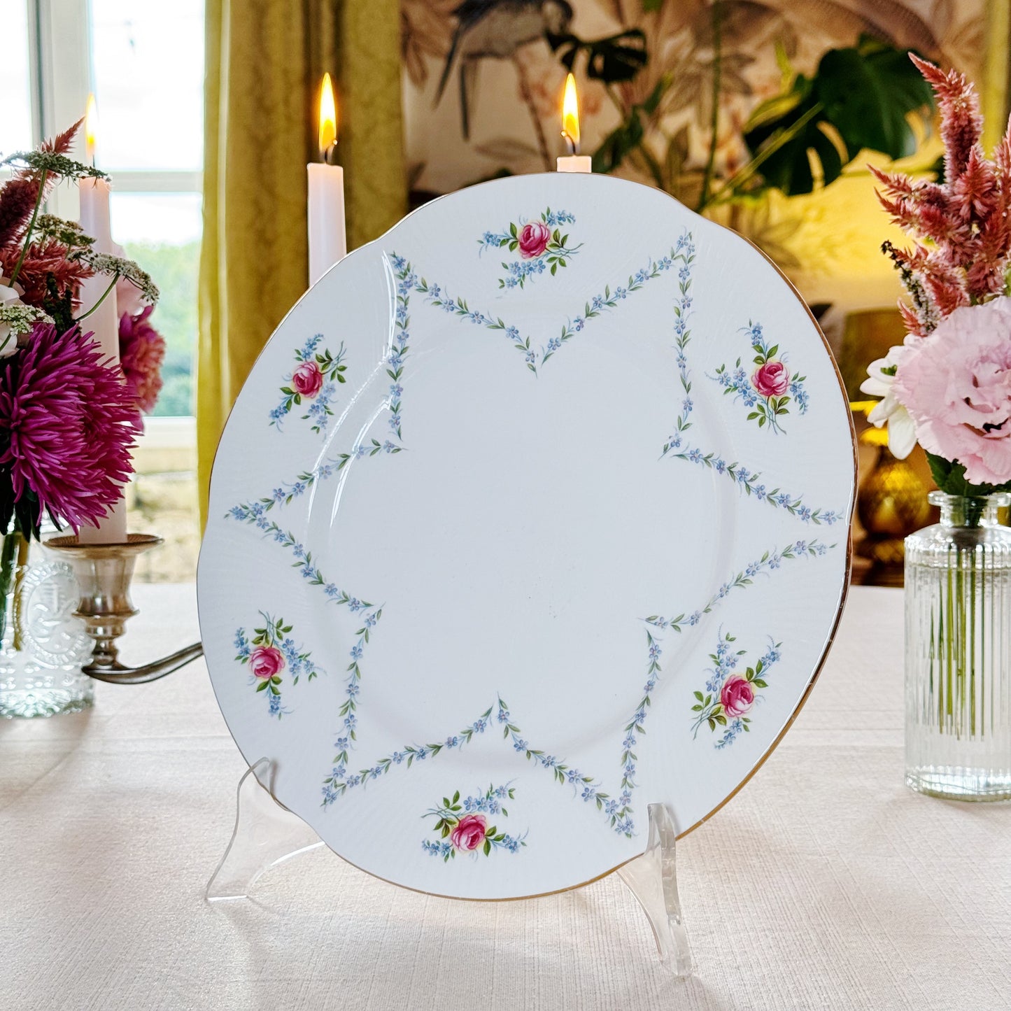 One Royal Albert “Minuet” Dinner Plate