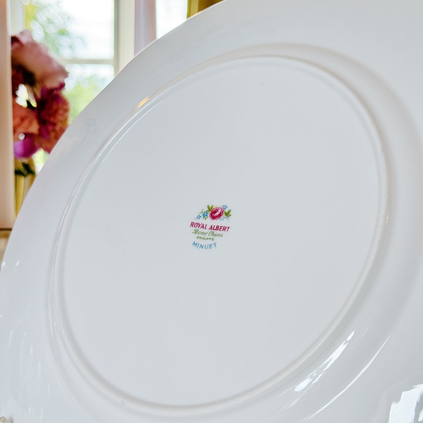 One Royal Albert “Minuet” Dinner Plate