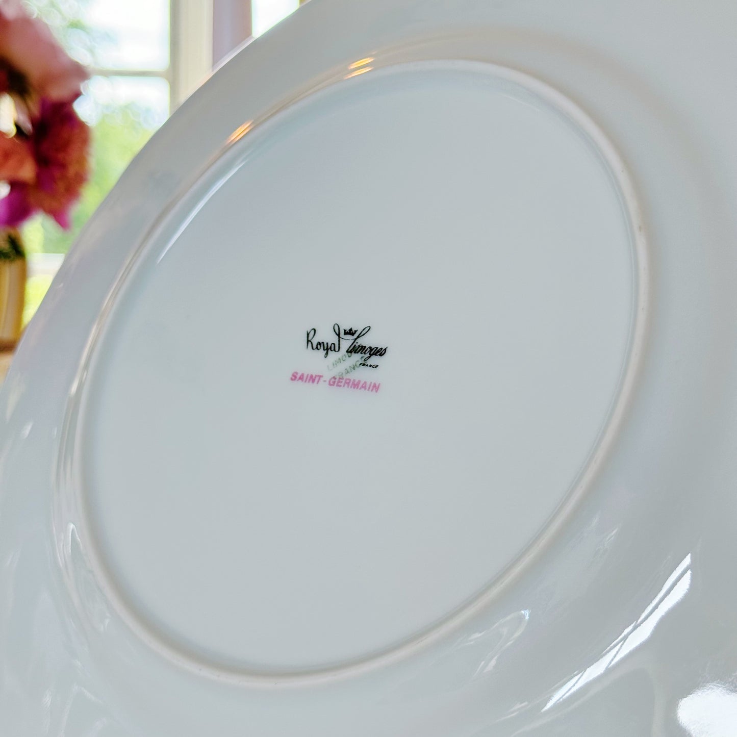 One Royal Limoges “Saint Germain” Dinner Plate