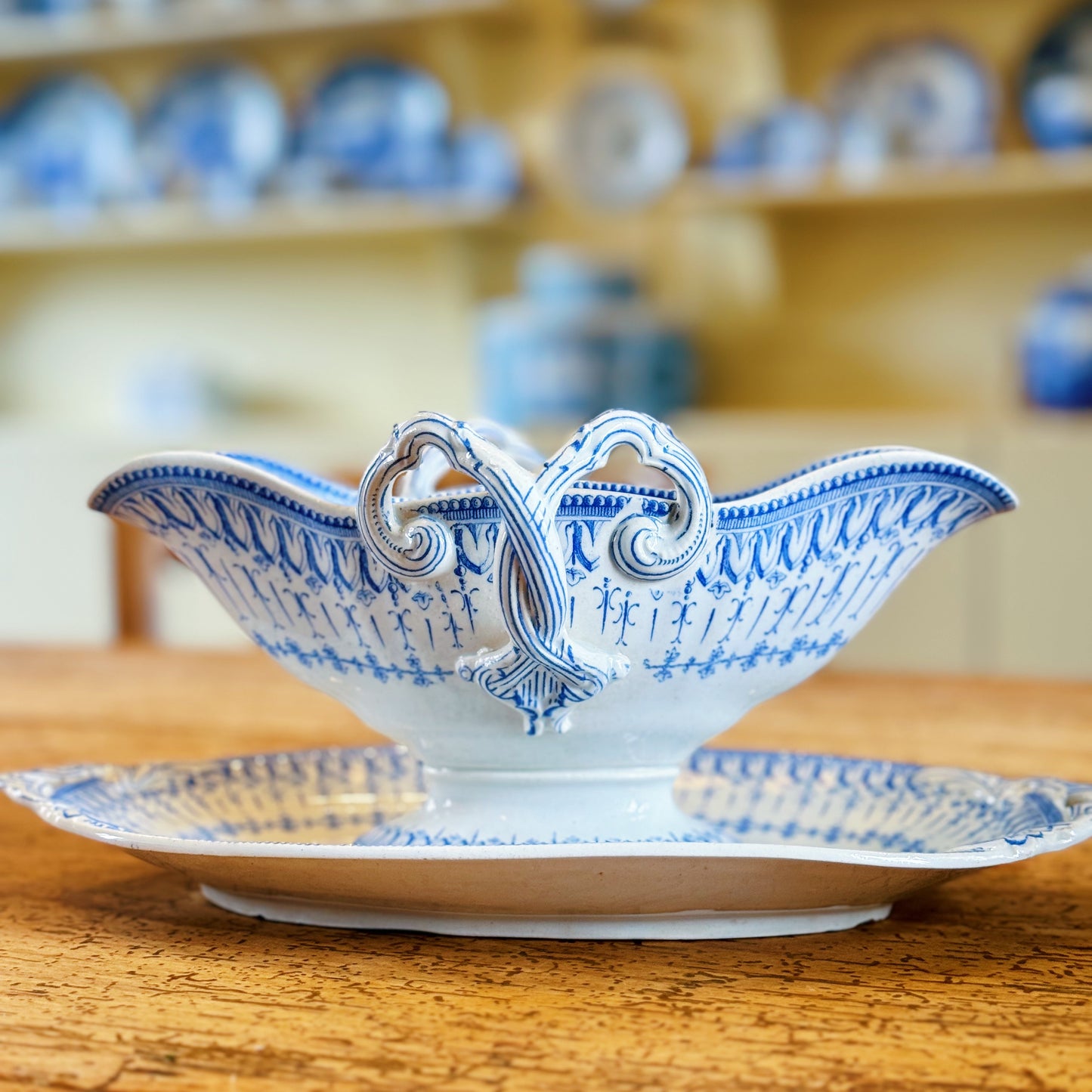 Elaborate Vintage French Gravy Boat