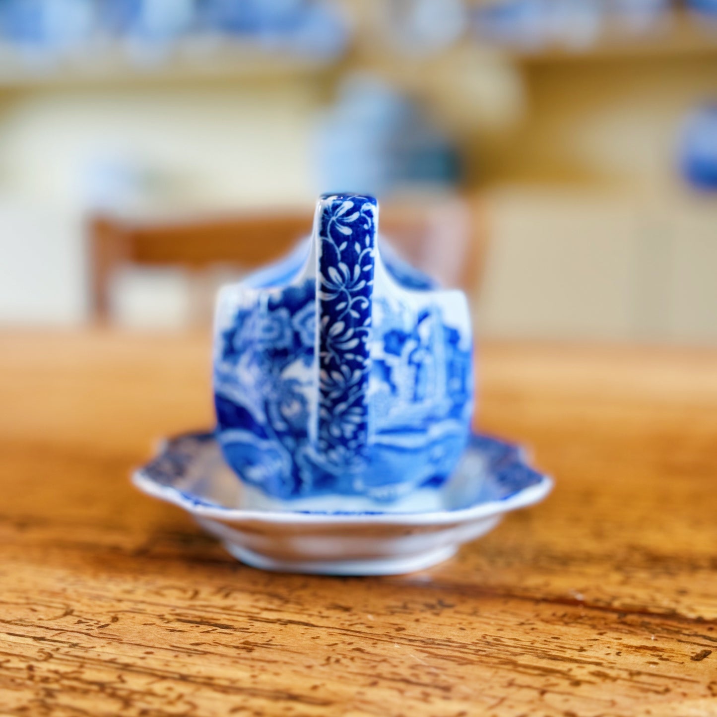 Vintage Copeland/Spode "Blue Italian" Gravy Boat