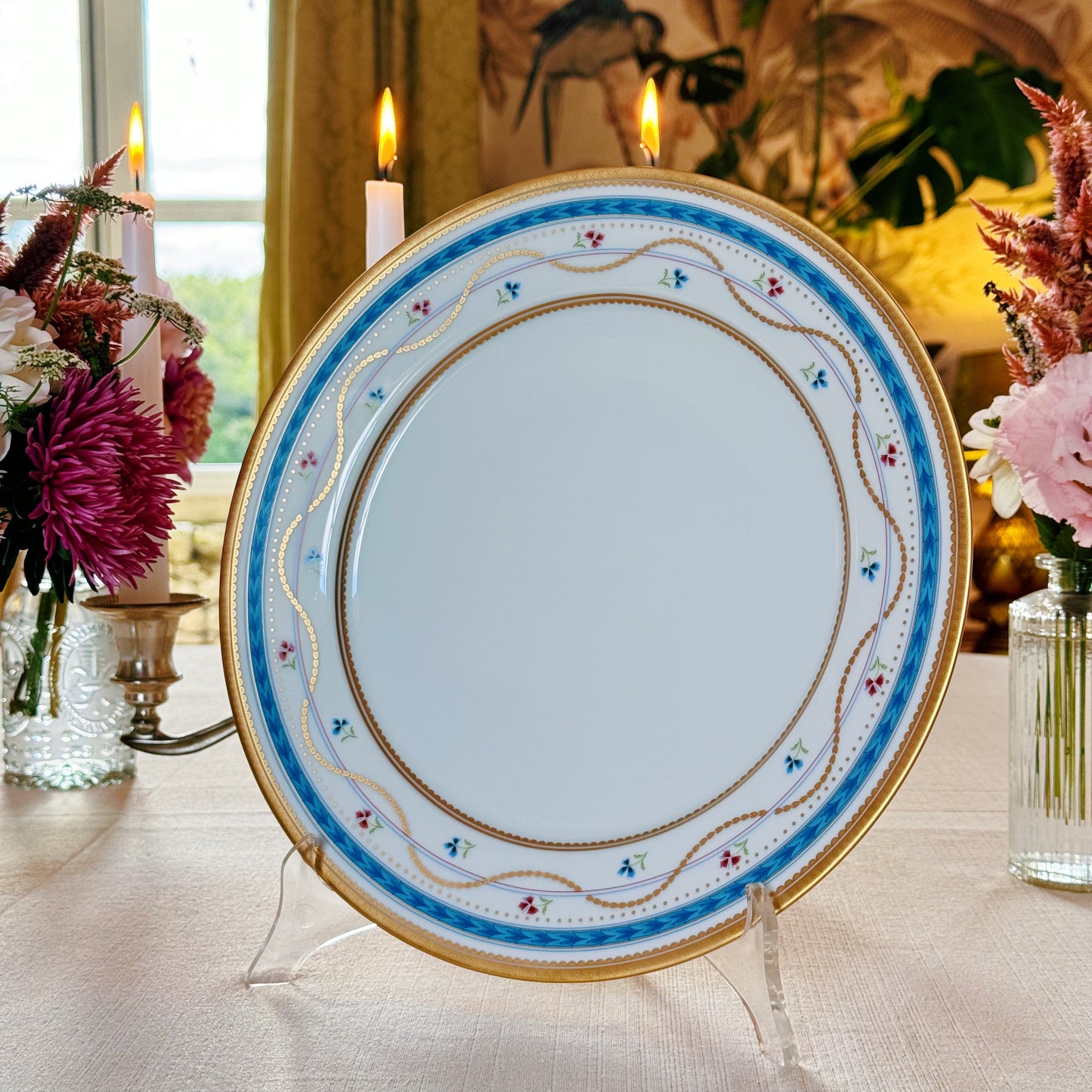 Fabergé "Luxembourg" Dinner Plate Blue