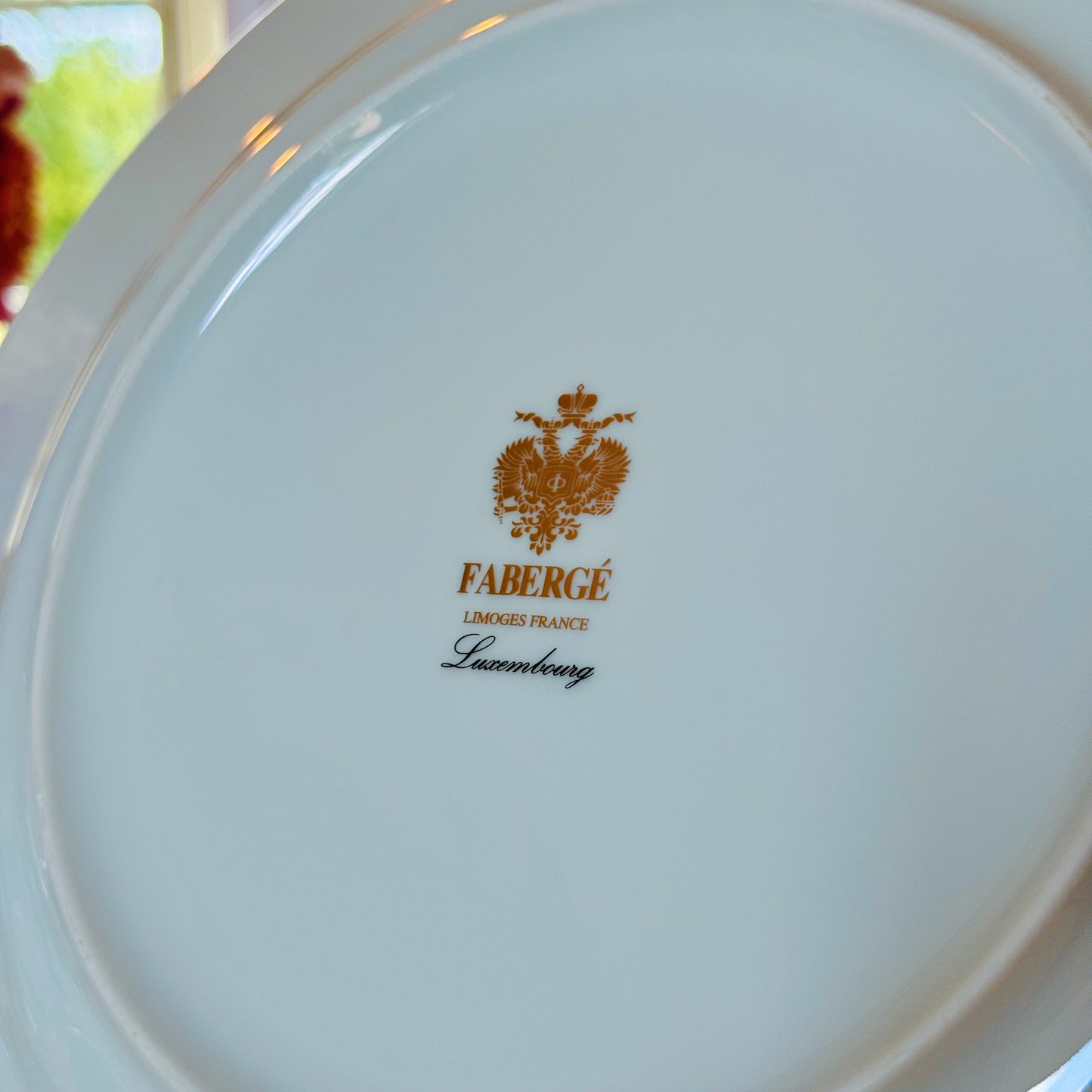 Fabergé "Luxembourg" Dinner Plate Blue