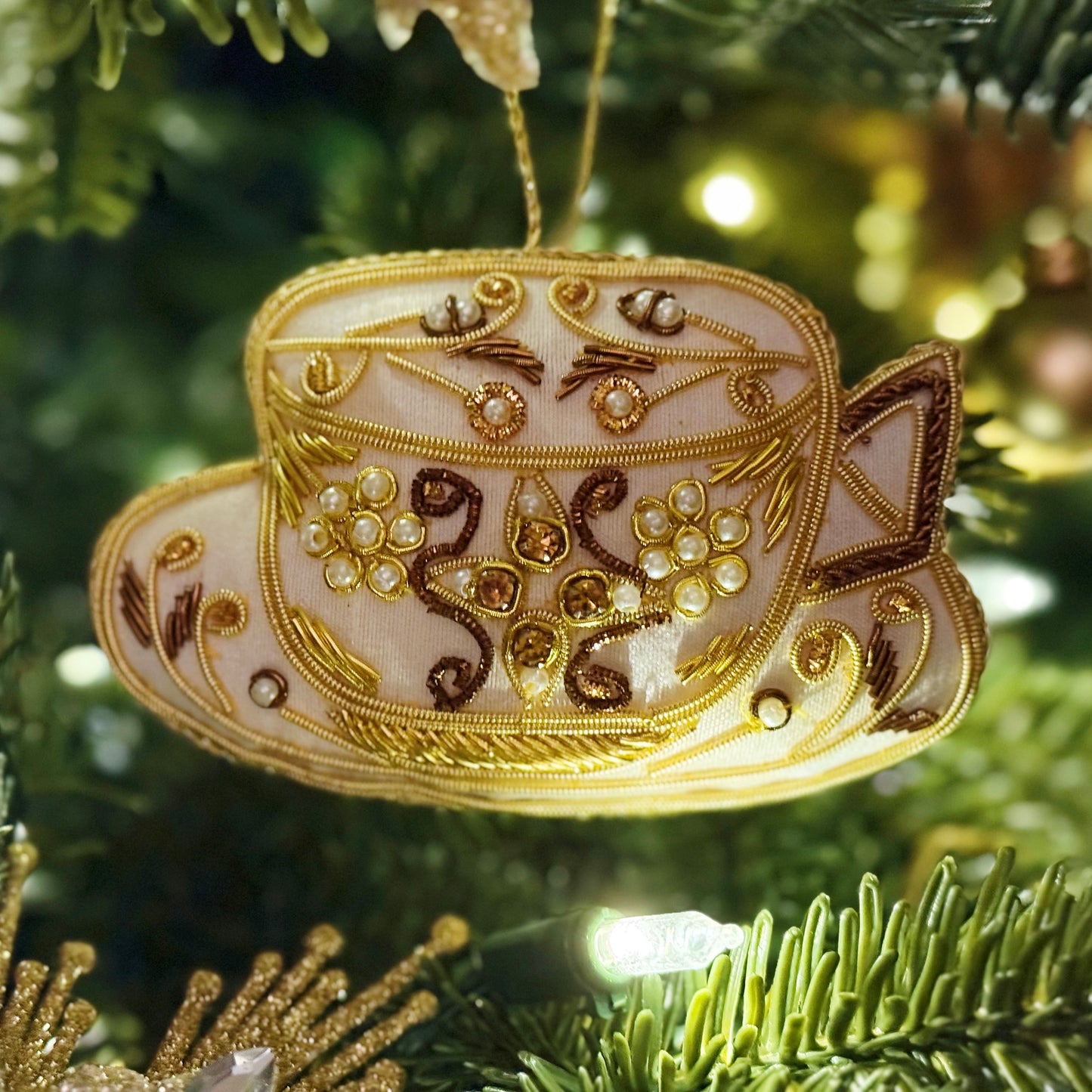 The Chateau de Lalande Ornaments - Set of 4 including The Golden Teacup!