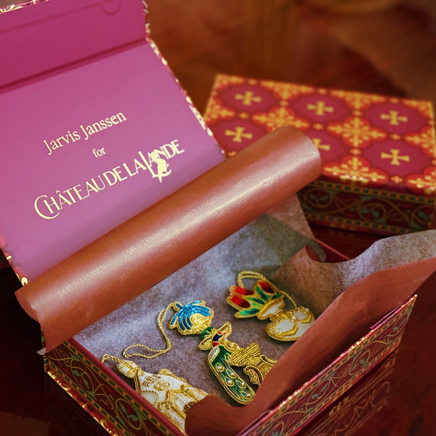 The Chateau de Lalande Ornaments - Set of 3